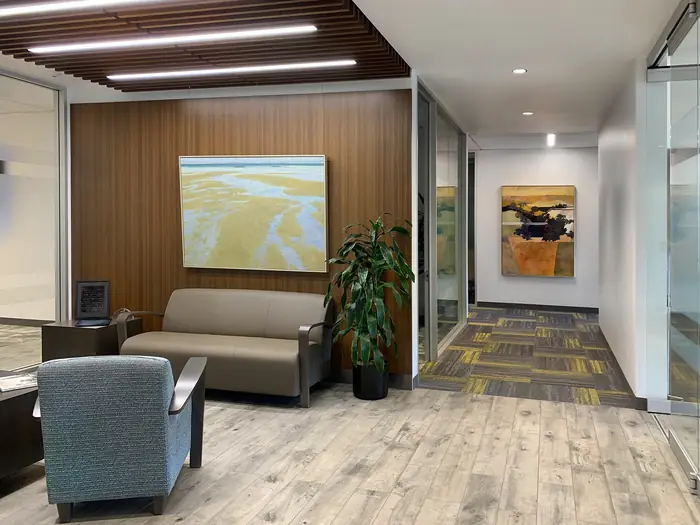Art collection at Dowling & Yahnke wealth management.