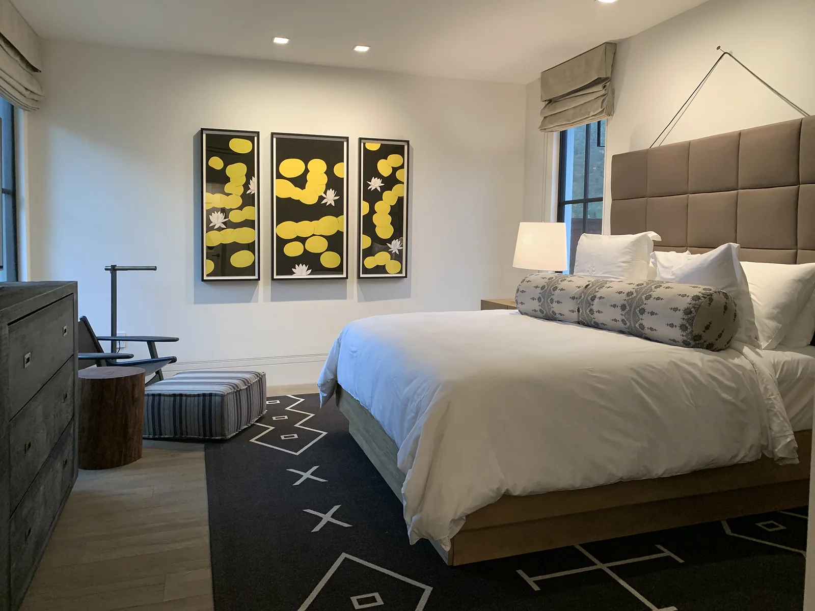 Curated art in a Four Seasons Residences interior.