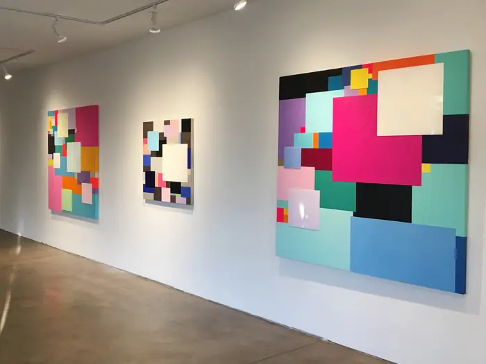 Marco Casentini gallery exhibition installation.